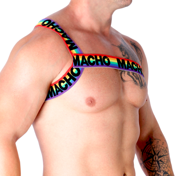 Macho - Harnais Romain Pride L/xl – Harnais pour hommes