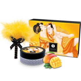 Shunga - KIT de pó de massagem comestível de manga