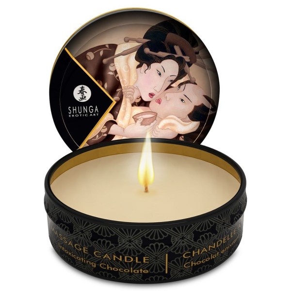 Shunga - Vela de Masaje Mini Caress BY Candelight Chocolate...