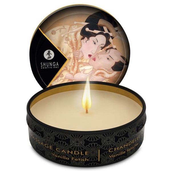 Shunga - Bougie DE Massage Mini Caress BY Candelight Vanille 3...