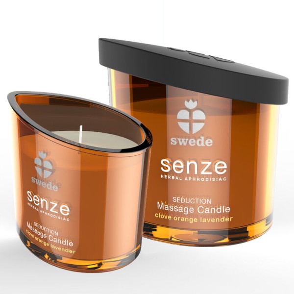 Swede - Bougie DE Massage Séduction Senze - Girofle, Orange, L...