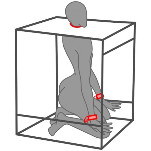 SECRET DOME - KINK CLUB CABINA BUKKAKE NOIR ET ROUGE SECRET DOME