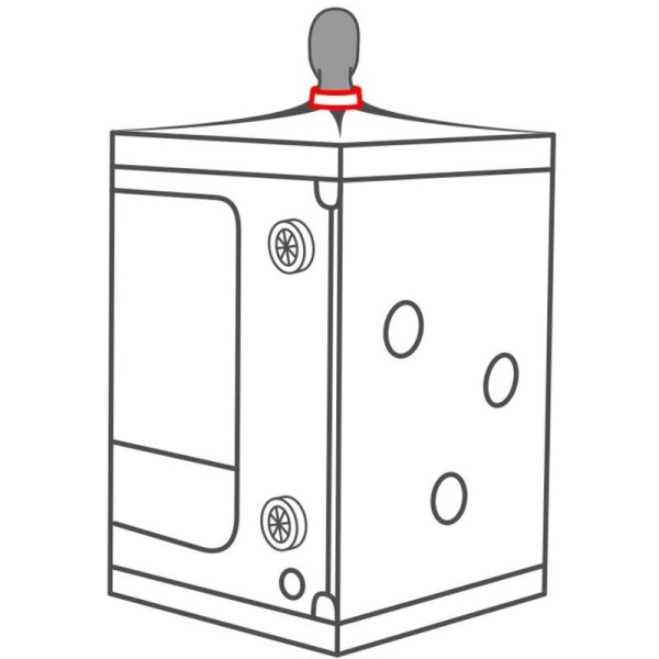 SECRET DOME - KINK CLUB CABIN SCANDALE NOIR ET ROUGE SECRET DOME