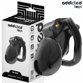 ADDICTED TOYS LOCKED - CAGE À PÉNIS MINDNIGHT CELL TAILLE S 4.8 CM ADDICTED TOYS LOCKED