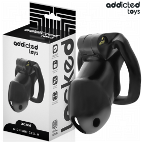 ADDICTED TOYS LOCKED - CAGE À PÉNIS MINDNIGHT CELL 4.2 CM TAILLE M ADDICTED TOYS LOCKED