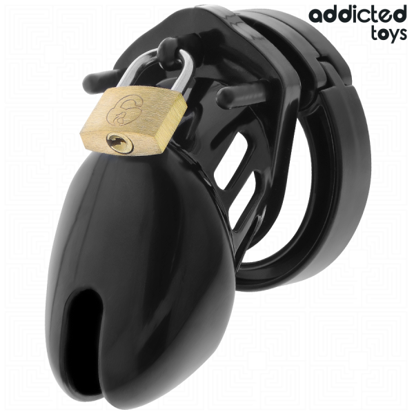 ADDICTED TOYS LOCKED - JAULA PARA PENE OBSIDIANA TALLA S ADDICTED