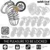 ADDICTED TOYS LOCKED - CAGE À PÉNIS EN MÉTAL IRON CELL TAILLE M ADDICTED TOYS LOCKED