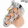 ADDICTED TOYS LOCKED - CAGE À PÉNIS EN MÉTAL AVEC VERROU ARGENT TAILLE M ADDICTED TOYS LOCKED