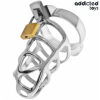 ADDICTED TOYS LOCKED - CAGE À PÉNIS EN MÉTAL AVEC VERROU ARGENT TAILLE S ADDICTED TOYS LOCKED