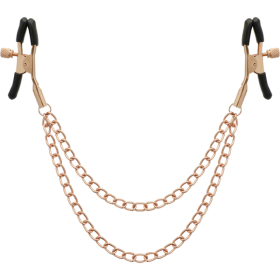 BEGME - PINZAS PARA PEZONES PREMIUM CON CADENA BLACK EDITION BEGM