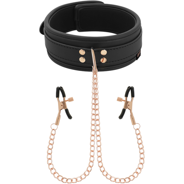 COQUETTE CHIC DESIRE - COLLAR FANCY TIP CLIP CON FORRO DE NEOPREN