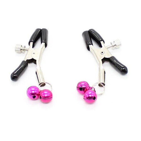 OHMAMA FETISH - PINZAS PARA PEZONES CON CAMPANA ROSA OHMAMA FETIS