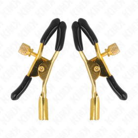KINK - CLIPS PARA TELÉFONO ORO 6 CM AGARRE PARA PEZONES KINK