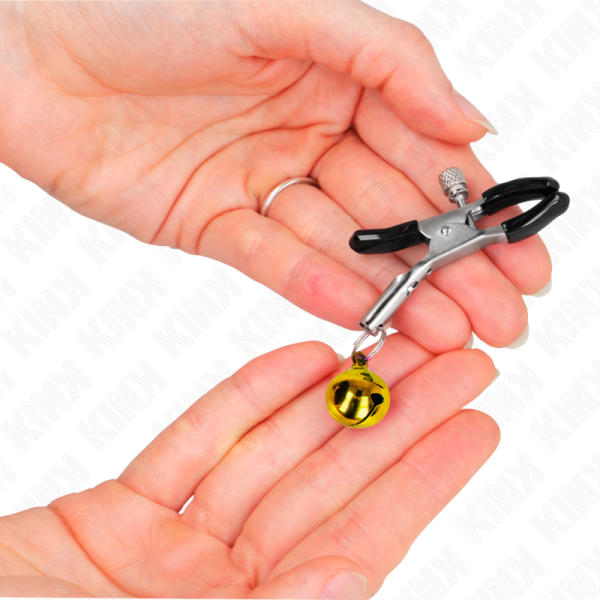 KINK - PINCE À METON SIMPLE CLOCHE OR 6 CM KINK NIPPLE GRIP