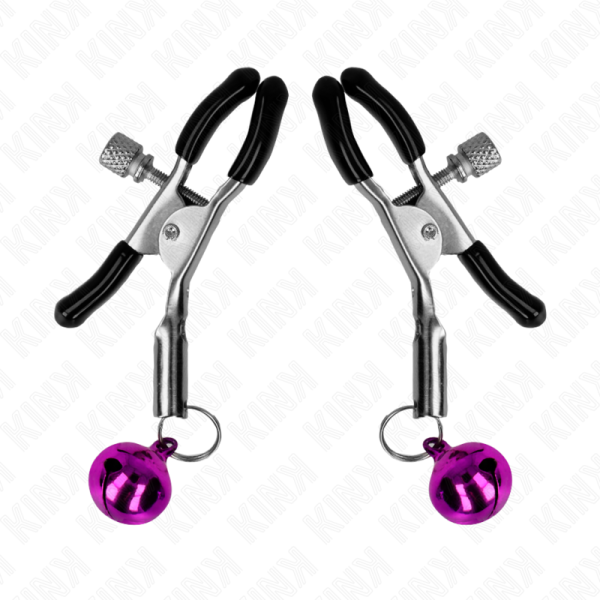 KINK - PINCE À METON SIMPLE CLOCHE VIOLET 6 CM KINK NIPPLE GRIP