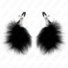 KINK - PINCE À METON PLUME NOIR 7 CM KINK NIPPLE GRIP