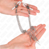 KINK - ALICATES METALIZADORES CON CADENAS CON PUNTAS 30 CM AGARRE