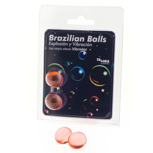Taloka - 2 Bolas Brasileiras de GEL Efeito Vibratório Emocionante