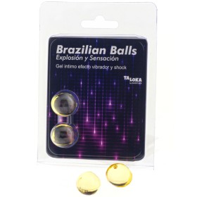 Taloka - 2 Balles Brésiliennes Vibrant & Effet DE Choc GEL Exc...