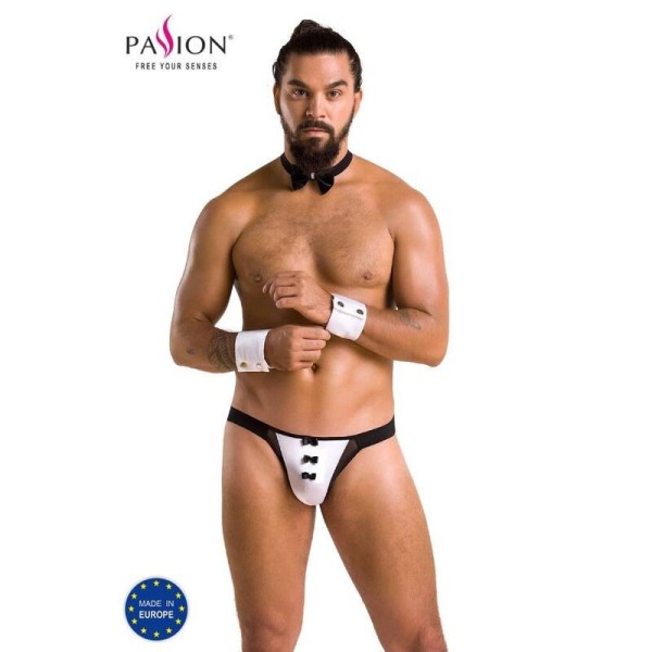 PASSION - 036 SLIP ALFROJO NOIR S/M PASSION MEN - Costumes pour hommes