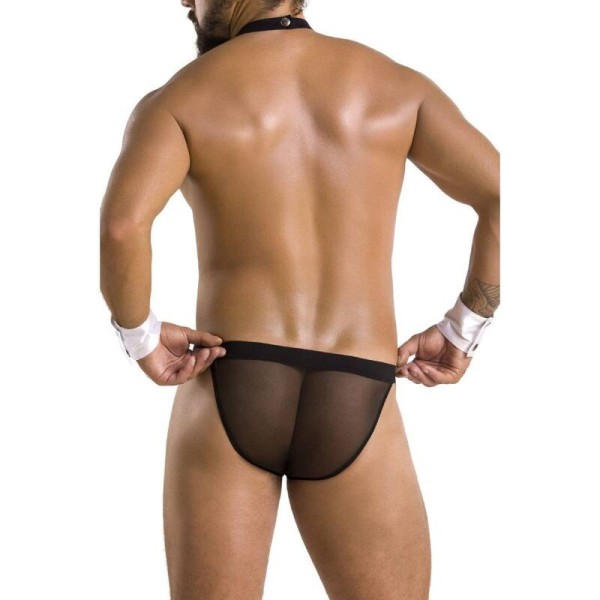 PASSION - 036 SLIP ALFROJO NOIR S/M PASSION MEN - Costumes pour hommes