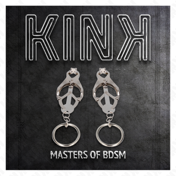 KINK - PINCES À TÉLÉPHONES TRÈFLE JAPONAIS O-RING ARGENT KINK NIPPLE GRIP