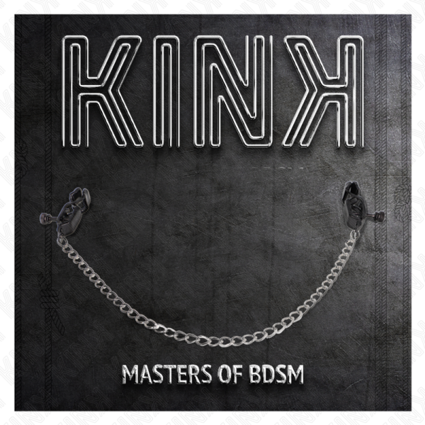 KINK - PINCES À TAMELON CHAÎNE PLATE ARGENT 30 CM KINK NIPPLE GRIP