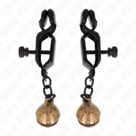KINK - PINCES À METELONS STYLE CLOCHE NOIR 7 CM KINK NIPPLE GRIP
