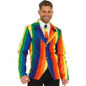 LEG AVENUE - BLAZER + RAINBOW TIE M LEG AVENUE TERNOS