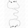 KINK - 4 PINCES À METON CHAÎNE 32 CM AVEC PETITES CHAÎNES 14 CM KINK NIPPLE GRIP