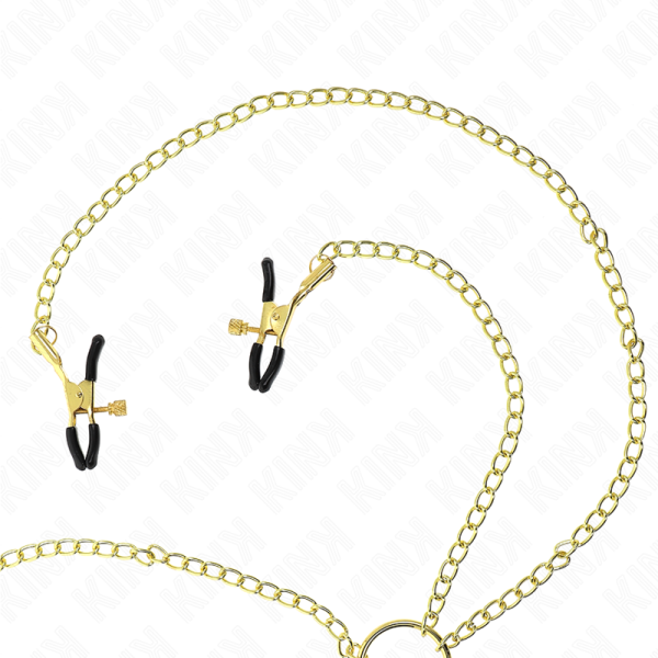 KINK - 4 ABRAZADERAS PARA PEZONES Y CLITO AJUSTABLES AGARRE PARA 