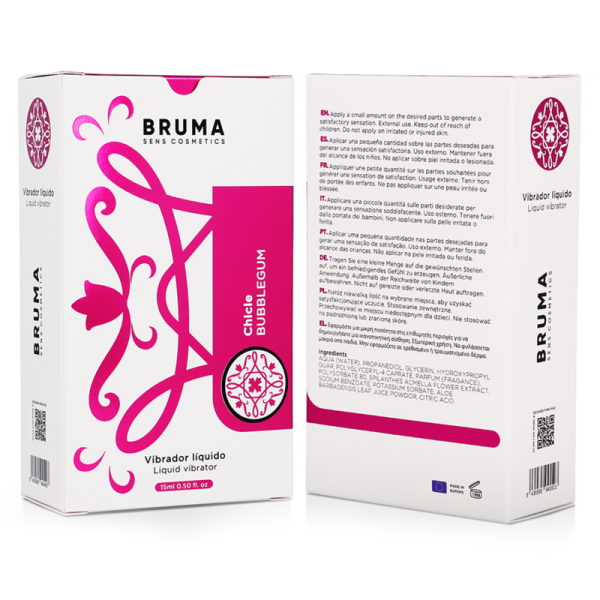 Bruma - Vibrateur Liquide Ultra Glissant Bubblegum 15 ML