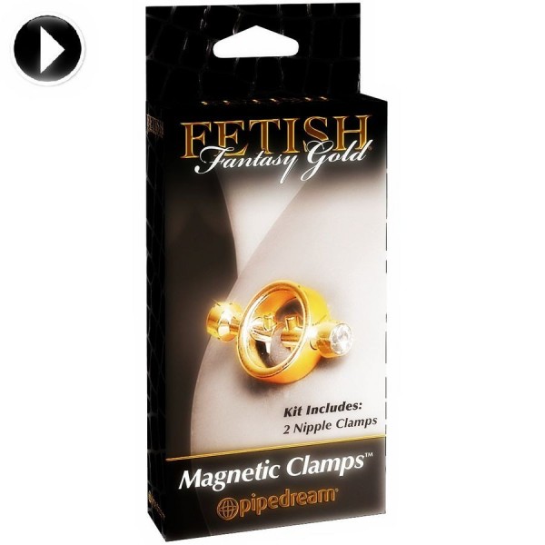 FETISH FANTASY GOLD - PINCES MAGNÉTIQUES FETISH FANTASY GOLD