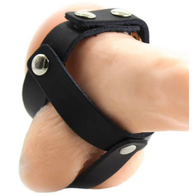 CAGE À BALLES EN CUIR OHMAMA FETISH OHMAMA FETISH