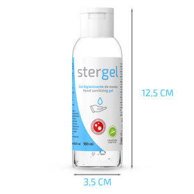 STERGEL - HYDROALCOHOLIC HAND SANITIZING GEL ALOE VERA 100ML STERGEL