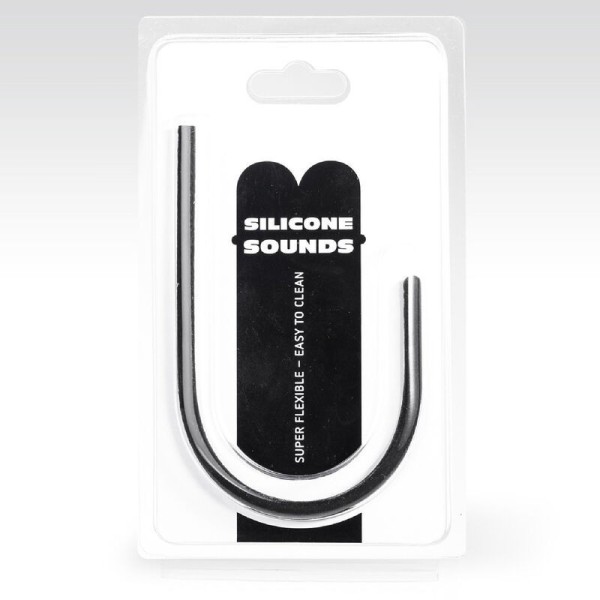 ALL BLACK - SONDE URÉTRALE SILICONE 6MM ALL BLACK