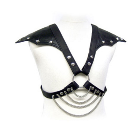 BODY DE CUERO - METAL Y HOMBROS BODY DE CUERO - Arnés para hombre
