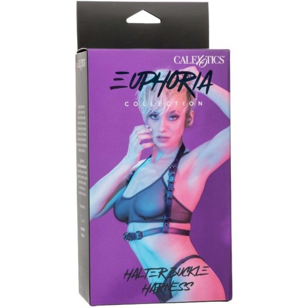 CALEXOTICS - EUPHORIA HARNAIS BOUCLE LICOL NOIR CALEXOTICS - Mode BDSM