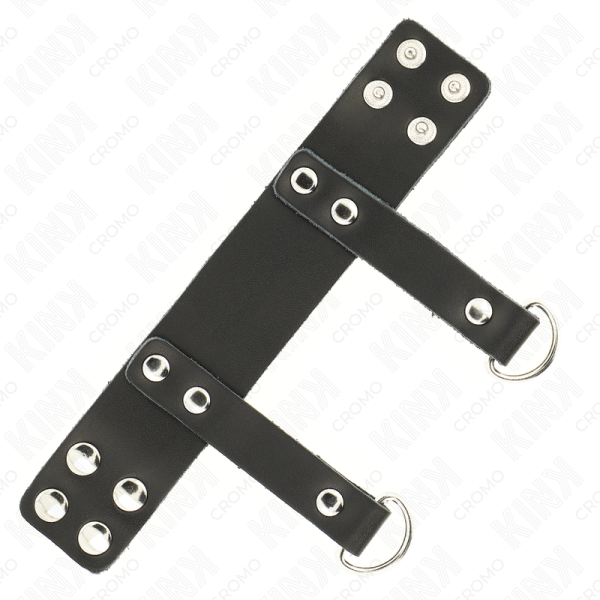 KINK - ANEL PARA PÊNIS COM ANÉIS EM FORMA “D” 18,5 X 3,3 CM KINK RING POWER