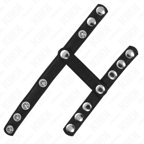 KINK - ANEL PARA PÊNIS COM 3 ALÇAS AJUSTÁVEIS PARA DIVISORES DE BOLA KINK RING POWER