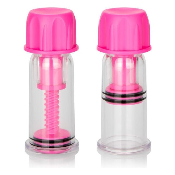 CALEXOTICS - VAGUE STIMULANTE POUR TÉTONS ROSE À TORSION SOUS VIDE CALEXOTICS