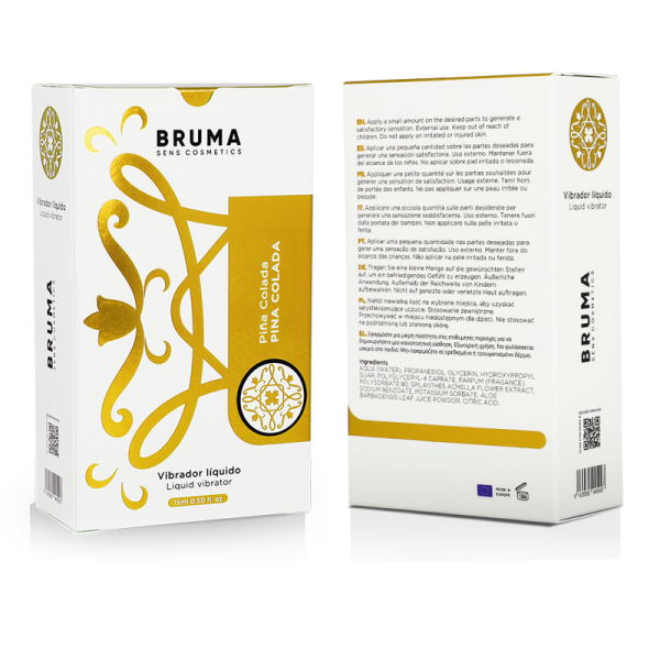Bruma - Vibrateur Liquide Ultra Glissant Pina Colada 15 ML