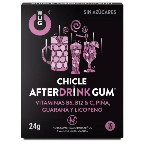 WUG GUM - After Drink Hangover 10 Units – Gommes Stimulantes