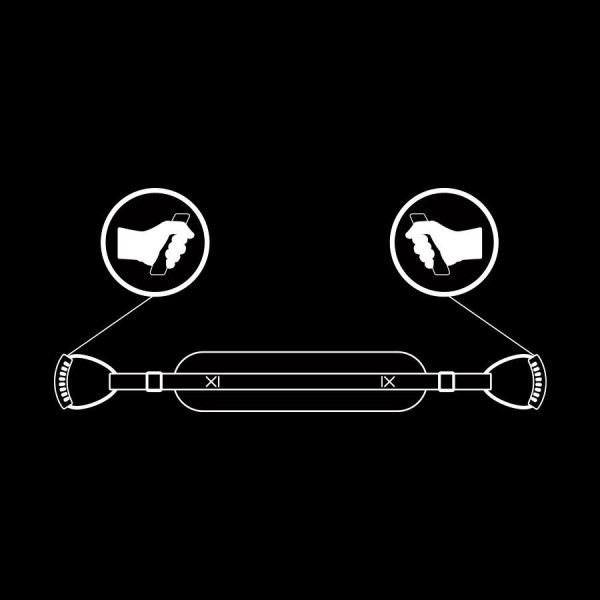 FETISH SUBMISSIVE - ARNÉS ESTILO PERRO CON FORRO DE NOPRENE FETIS