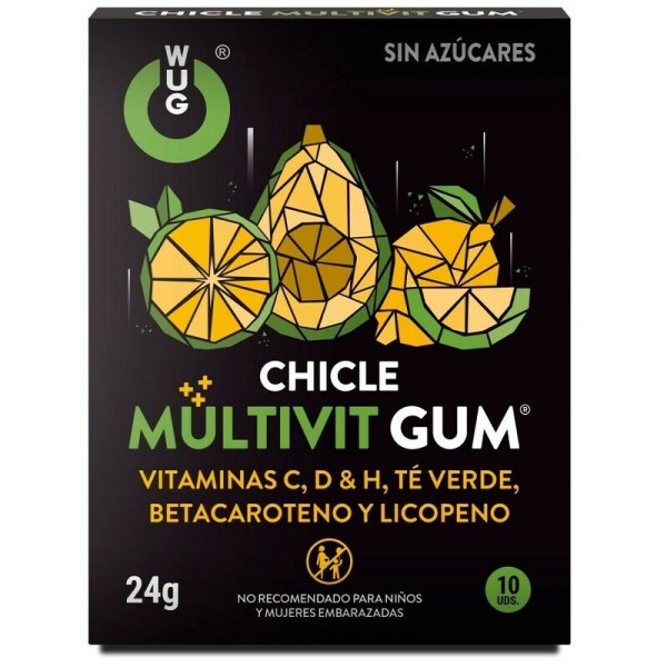 WUG GUM - Multivit Vitamina C, H, D, Beta-Caroteno, Licopeno AN...