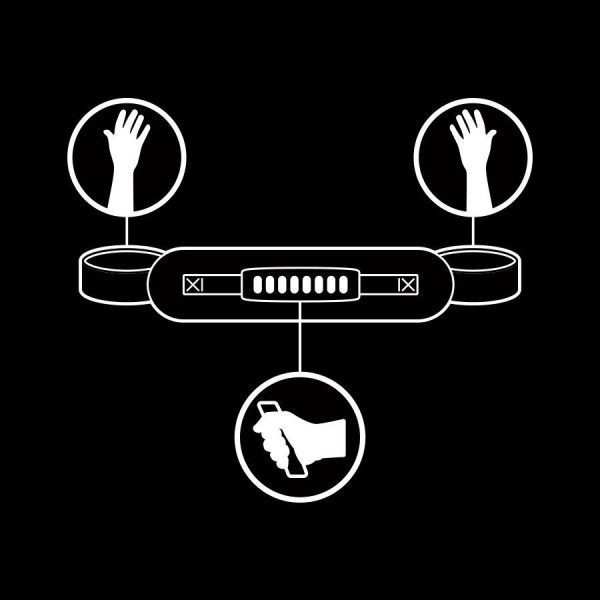 FETISH SUBMISSIVE - ESPOSAS FORRADAS DE NOPRENE CON ASA FETISH SU