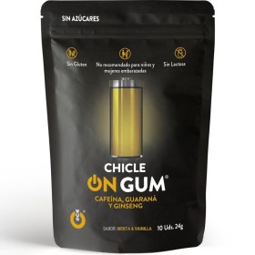 WUG GUM - COM Cafeína, Ginseng E GOMA DE Guaraná 10 Unidades