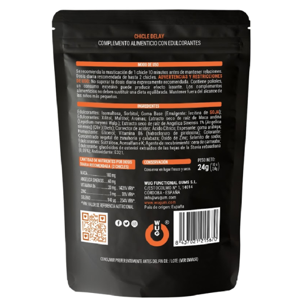 WUG SEX Sense - Delay CUM Delayer 10 Units – Retardants