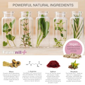 500 Cosméticos - Feminil+ Melhora da Libido Sexual Feminina...