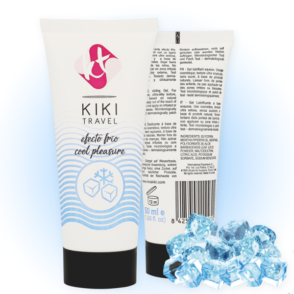 Kikí Travel - Lubrificante com efeito refrescante 50 ML